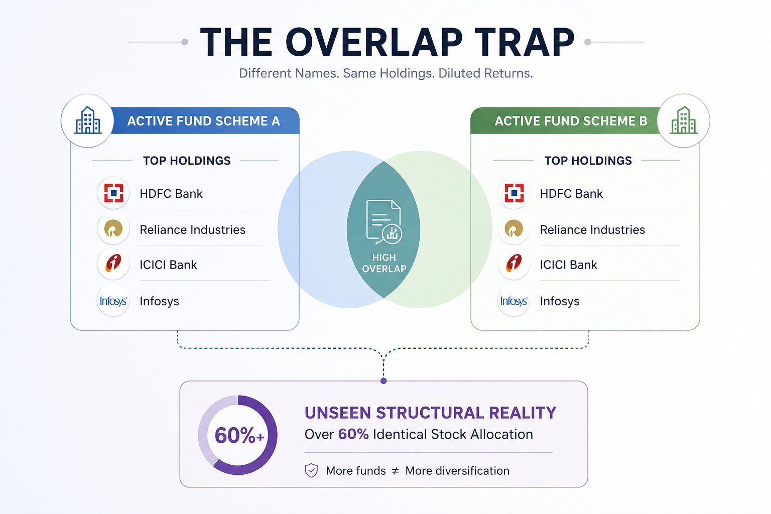 Fund overlap and diluted returns