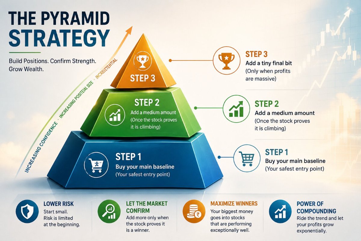 Pyramiding investment approach