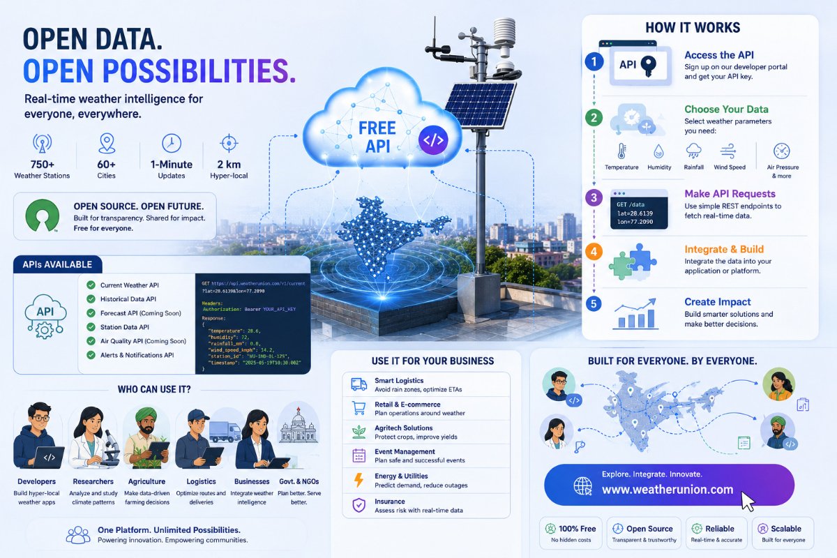 Weather API platform for innovation