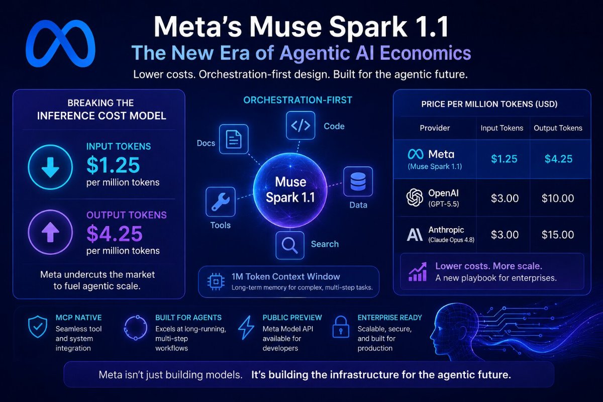 Meta's Muse Spark 1.1 Comparison