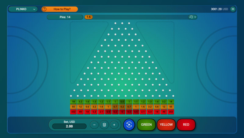 Bannière Plinko — RTP 97% démo gratuite