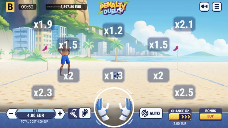Penalty Duel BGaming — démo gratuite