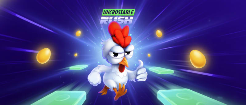 Uncrossable Rush démo gratuite — RTP 97% multiplicateur