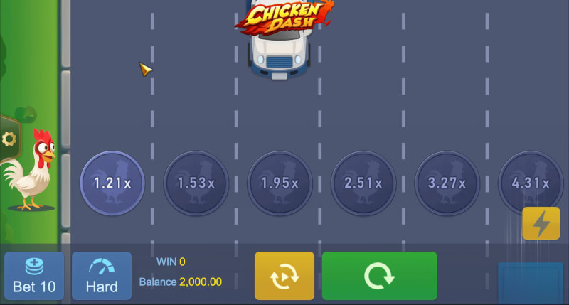 Chicken Dash 10000 TaDaGaming — multiplicateur casino en ligne