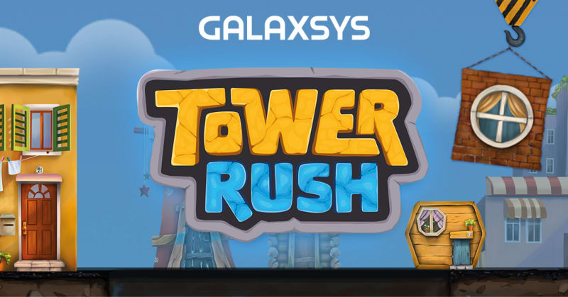 Tower Rush Galaxsys — empilement de caisses gameplay
