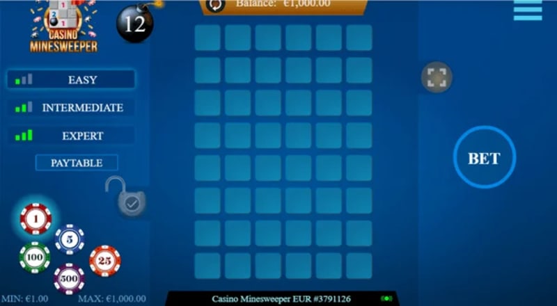 Minesweeper BGaming — demo gratis mobile