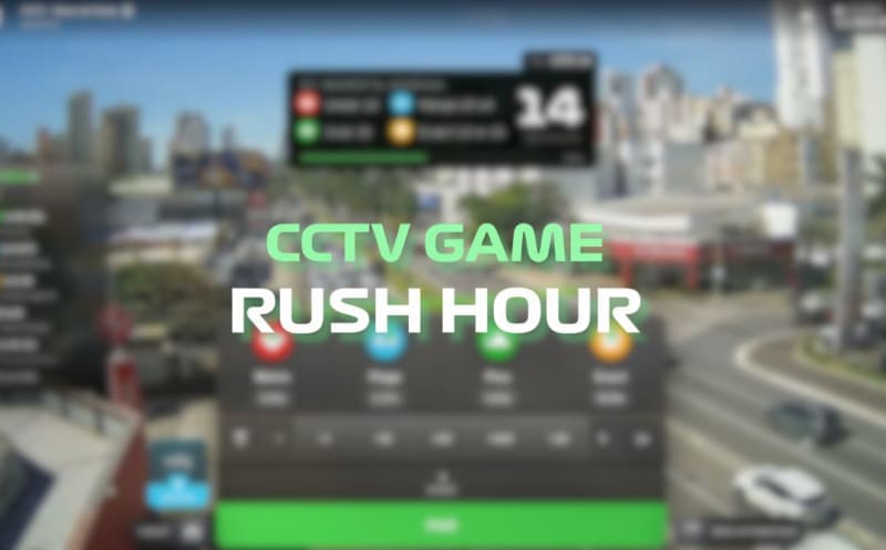 CCTV Rush Hour Hacksaw — surveillance trafic gameplay