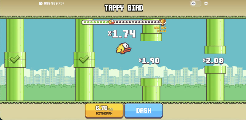 Tappy Bird 100HP Gaming — démo gratuite gameplay