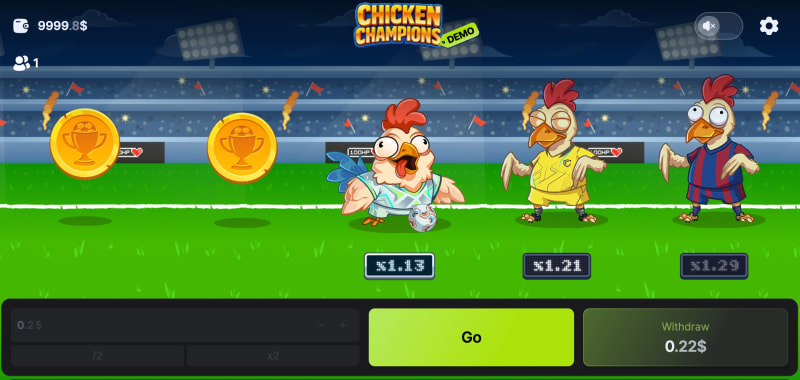 Chicken Champions 100HP Gaming — démo gratuite gameplay