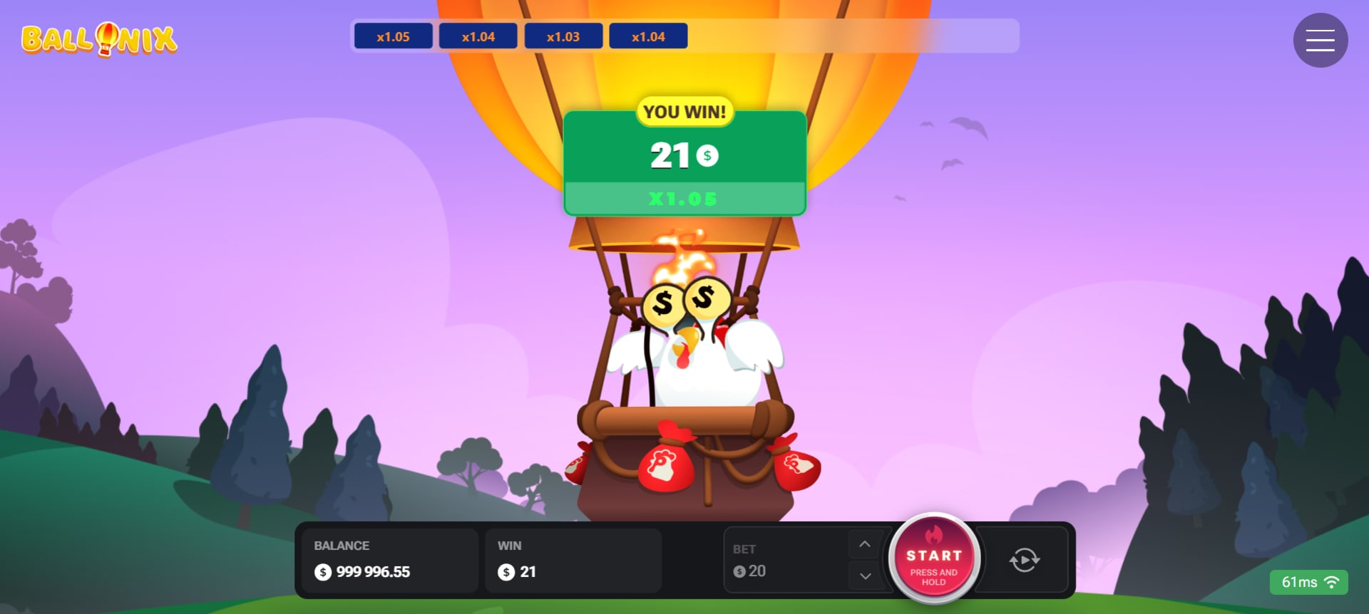 Ballonix jeu gratuit — version mobile sans inscription