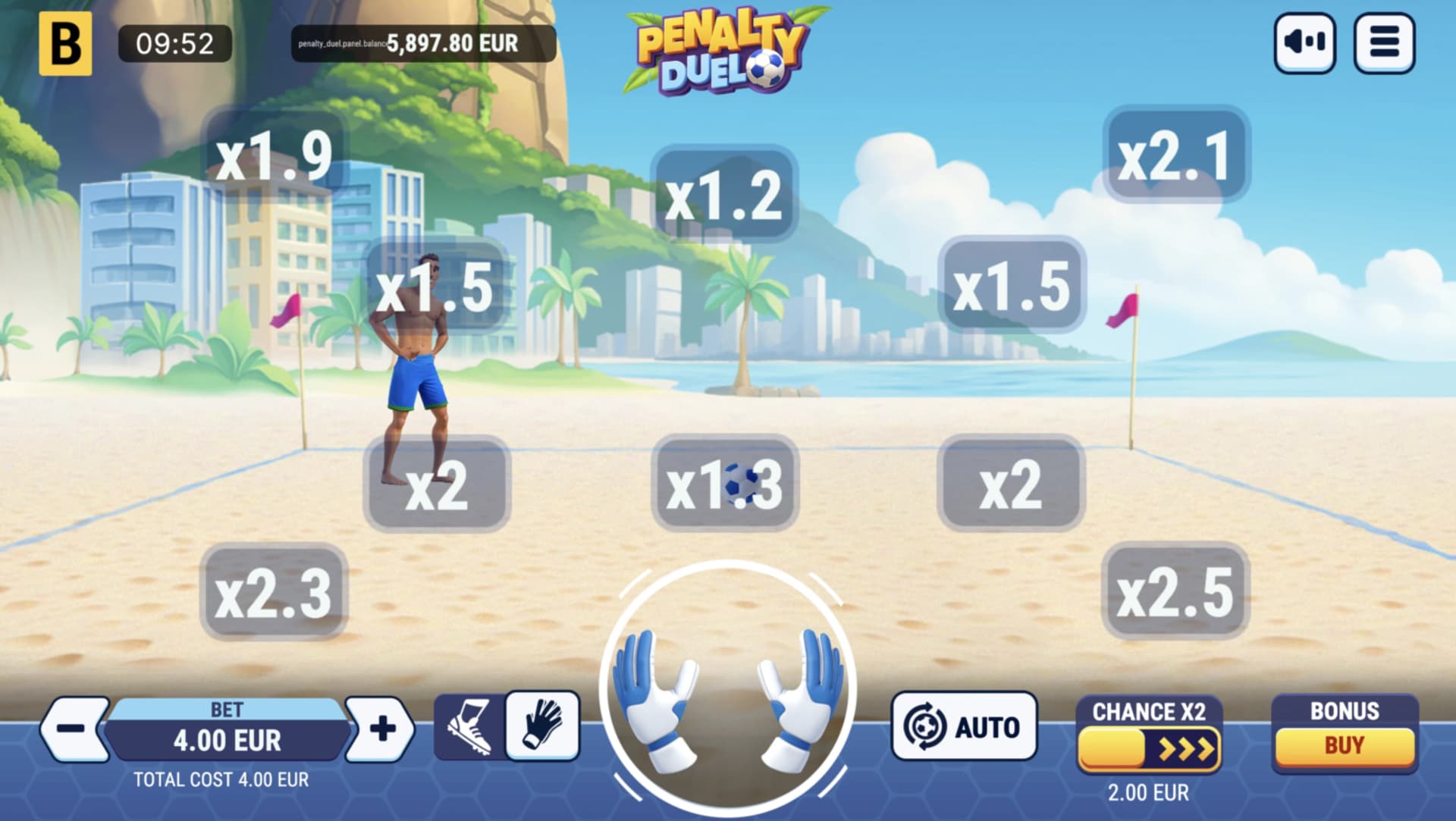 Penalty Duel BGaming — démo gratuite
