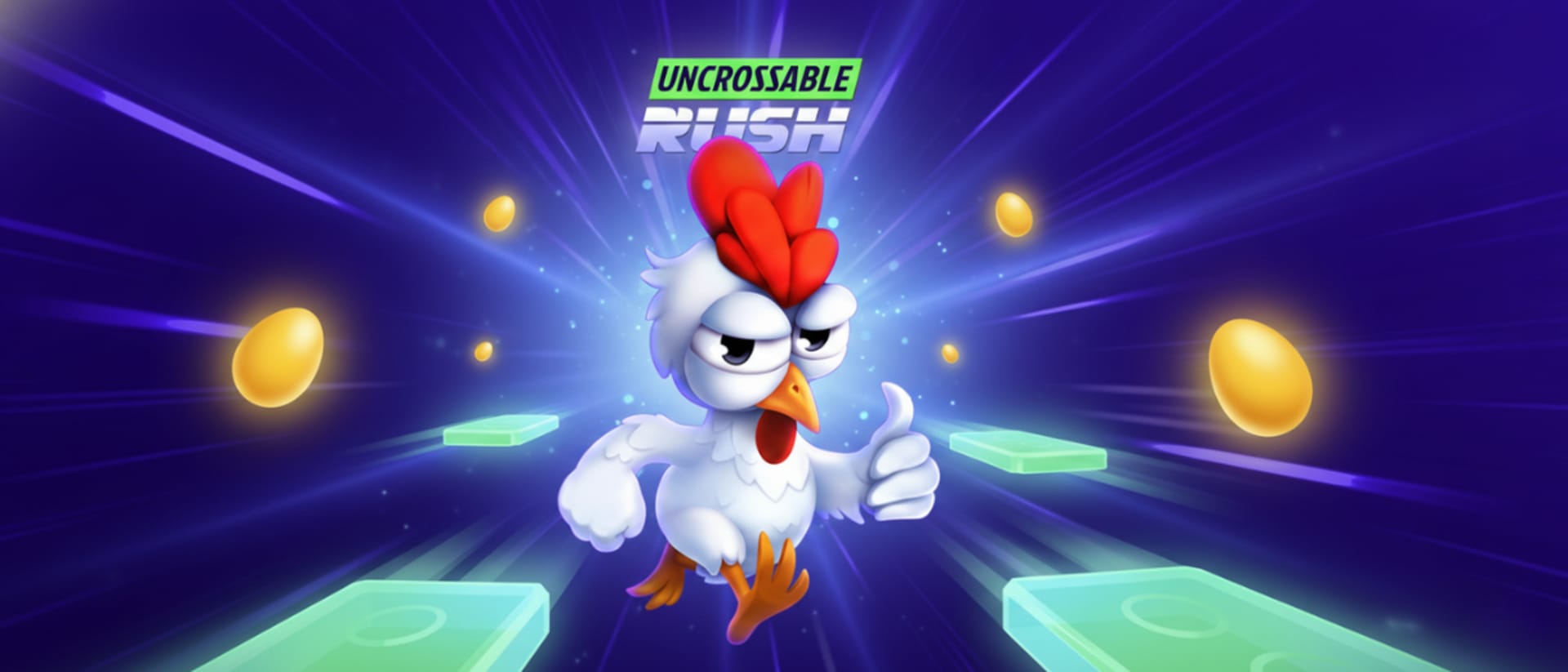 Uncrossable Rush démo gratuite — RTP 97% multiplicateur