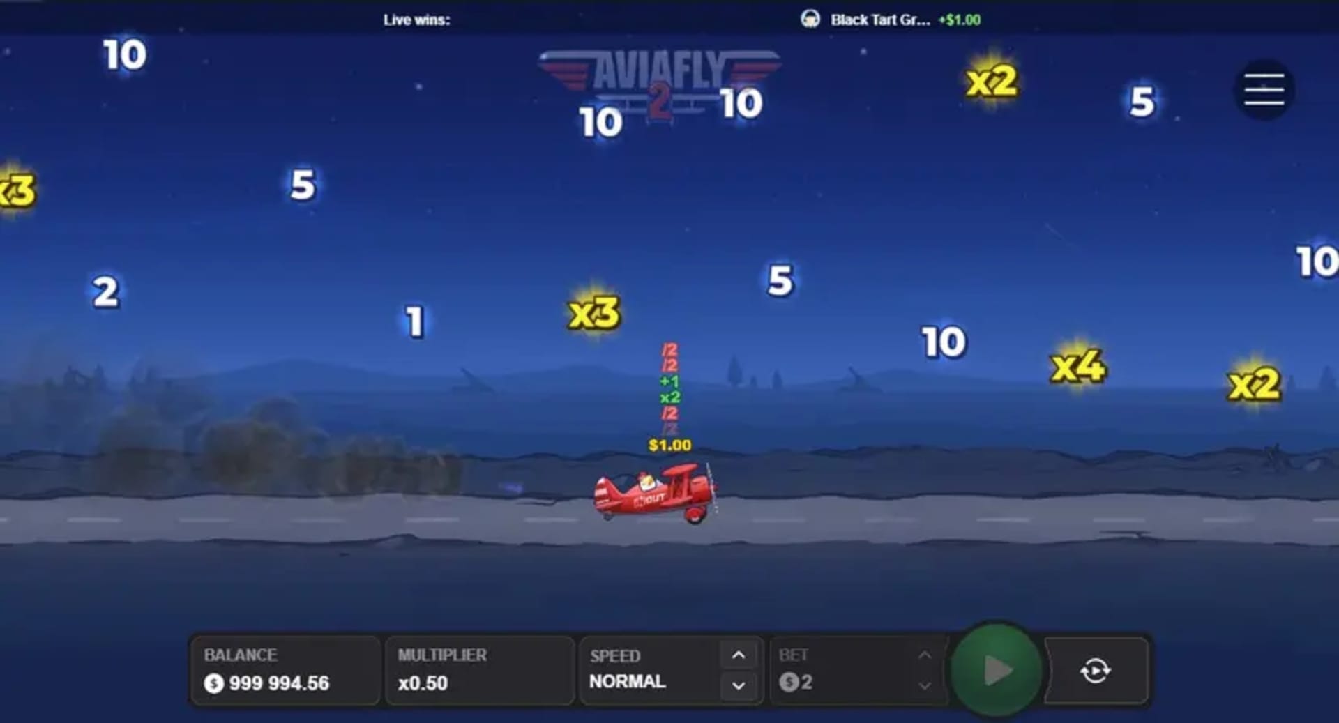 Avia Fly InOut Games — démo gratuite
