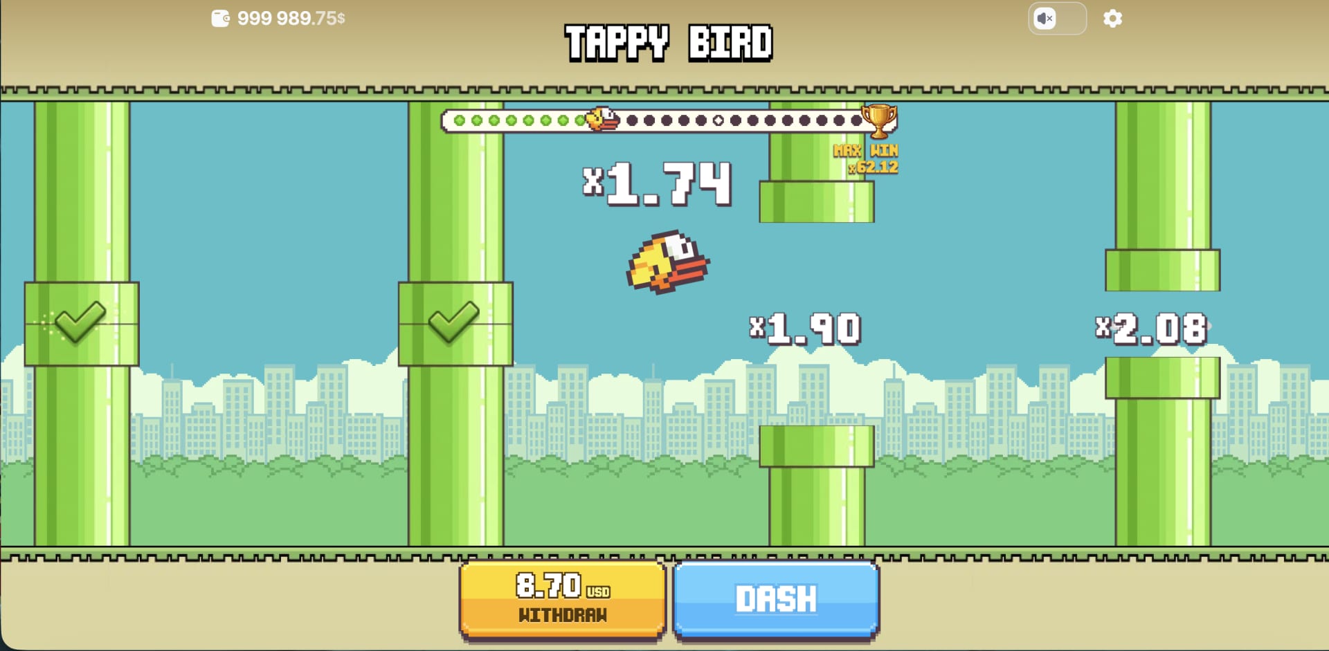 Tappy Bird 100HP Gaming — démo gratuite gameplay