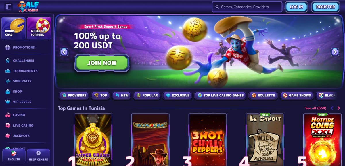 Alf Casino online kasino recenze