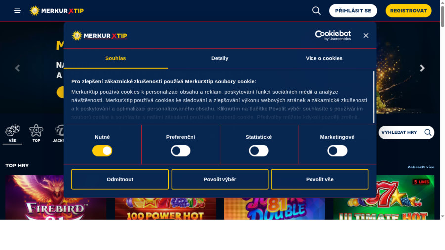 MerkurXtip platební metody a rychlost výběru