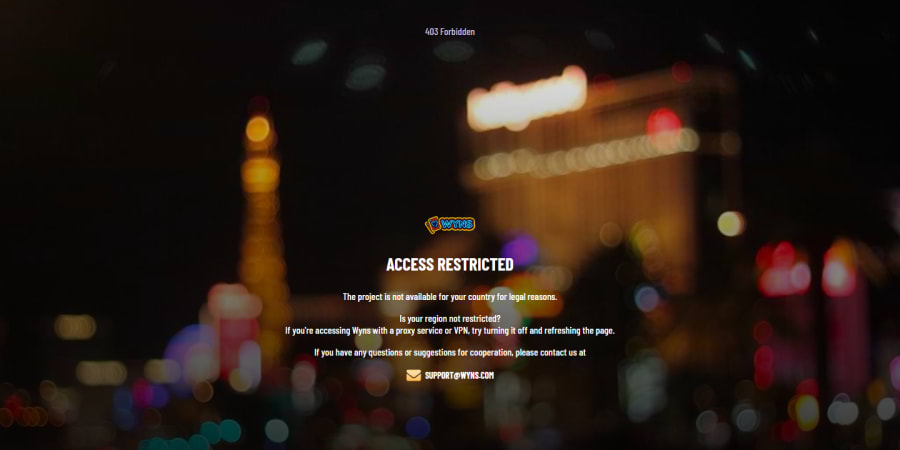 Wyns Casino online kasino recenze