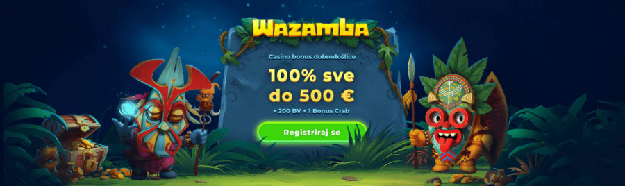 Wazamba bonus za registraci