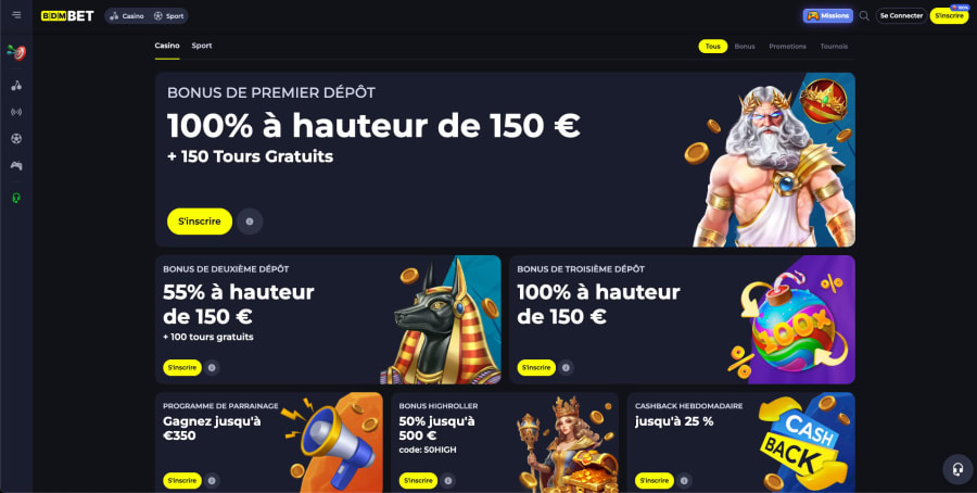 Bdmbet bonus za registraci