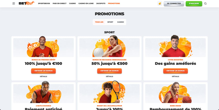Betriot bonus za registraci