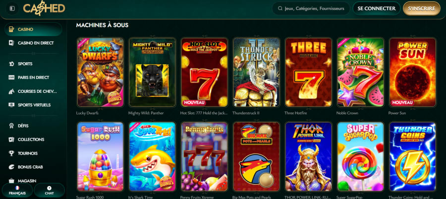 Cashed vyherni automaty online