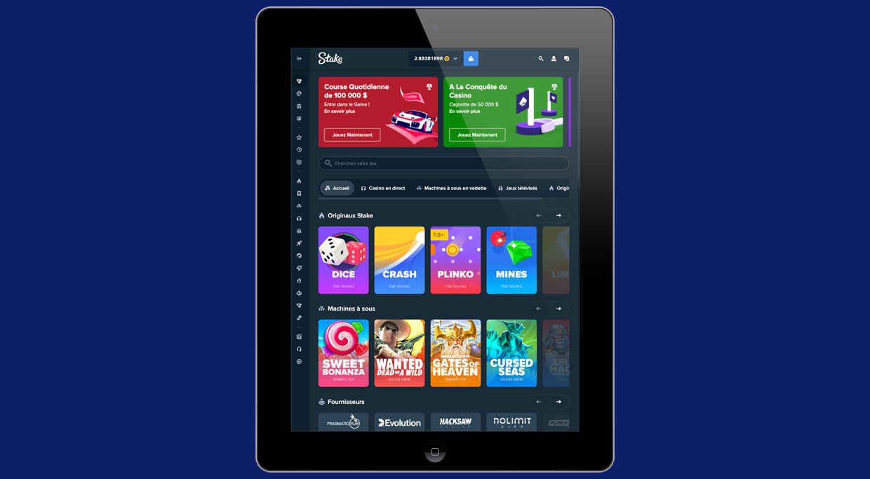 Le casino en ligne Stake spécialisé dans les cryptomonnaies Le casino en ligne Stake spécialisé dans les cryptomonnaies
