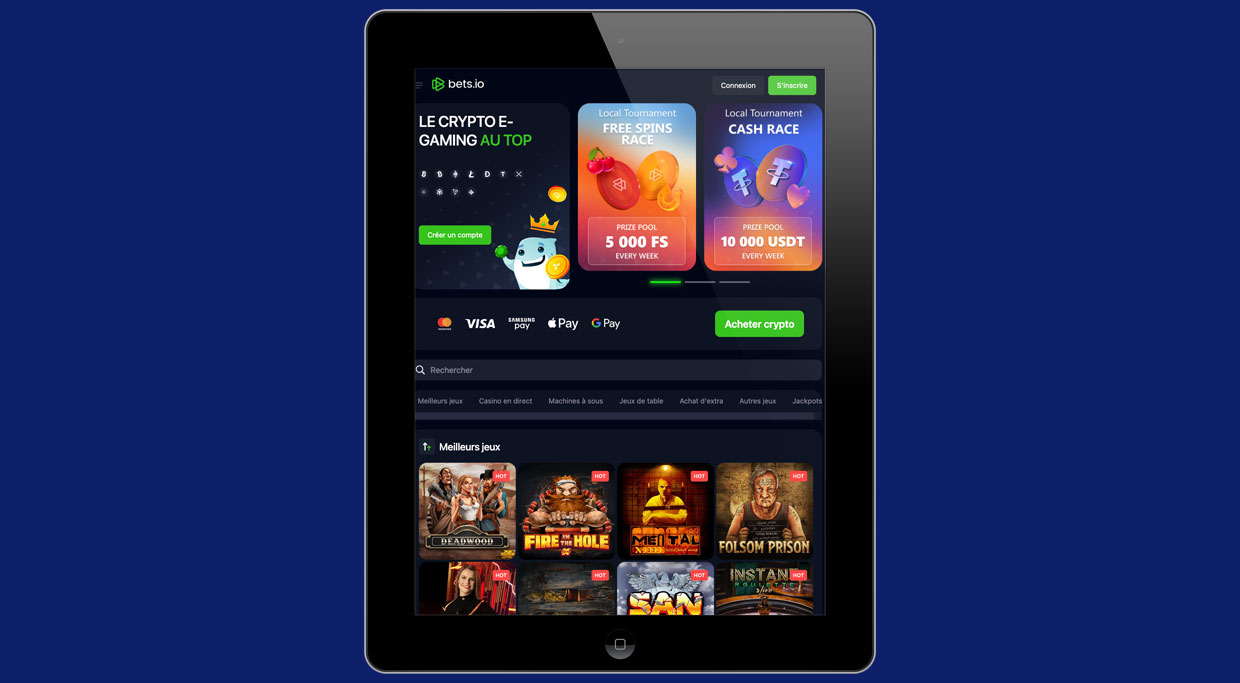 Le casino en ligne Bets.io spécialisé dans les cryptomonnaies Le casino en ligne Bets.io spécialisé dans les cryptomonnaies
