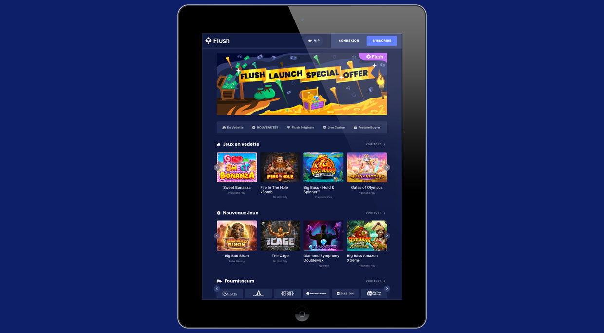Le casino en ligne Flush spécialisé dans les cryptomonnaies Le casino en ligne Flush spécialisé dans les cryptomonnaies