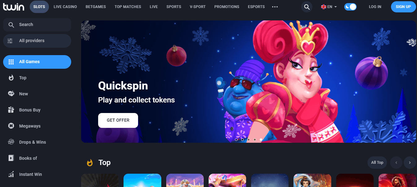 Twin Casino | Registration 100% bonus up to $1000
