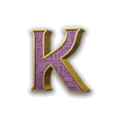Letra K Anubis Wrath