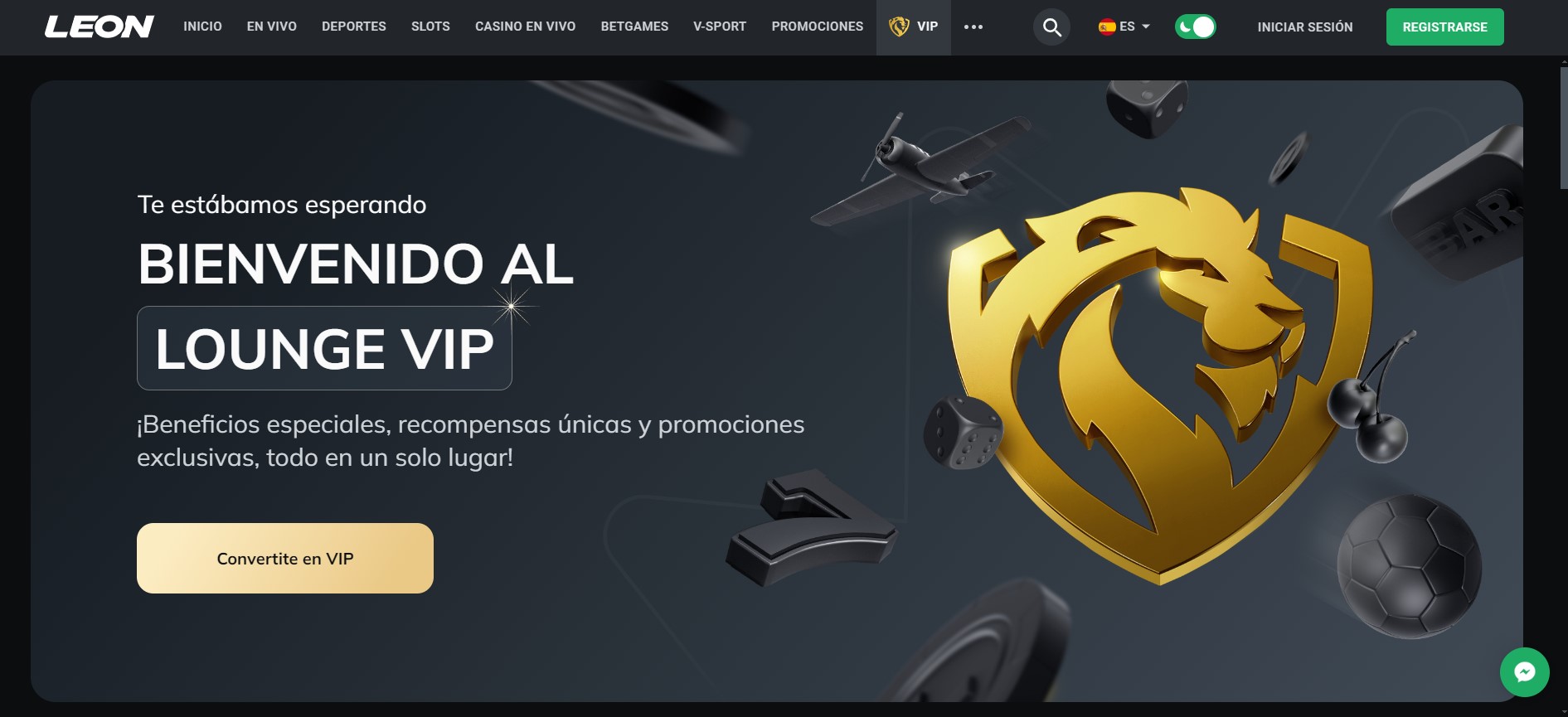 La oferta VIP en el casino en línea Leonbet