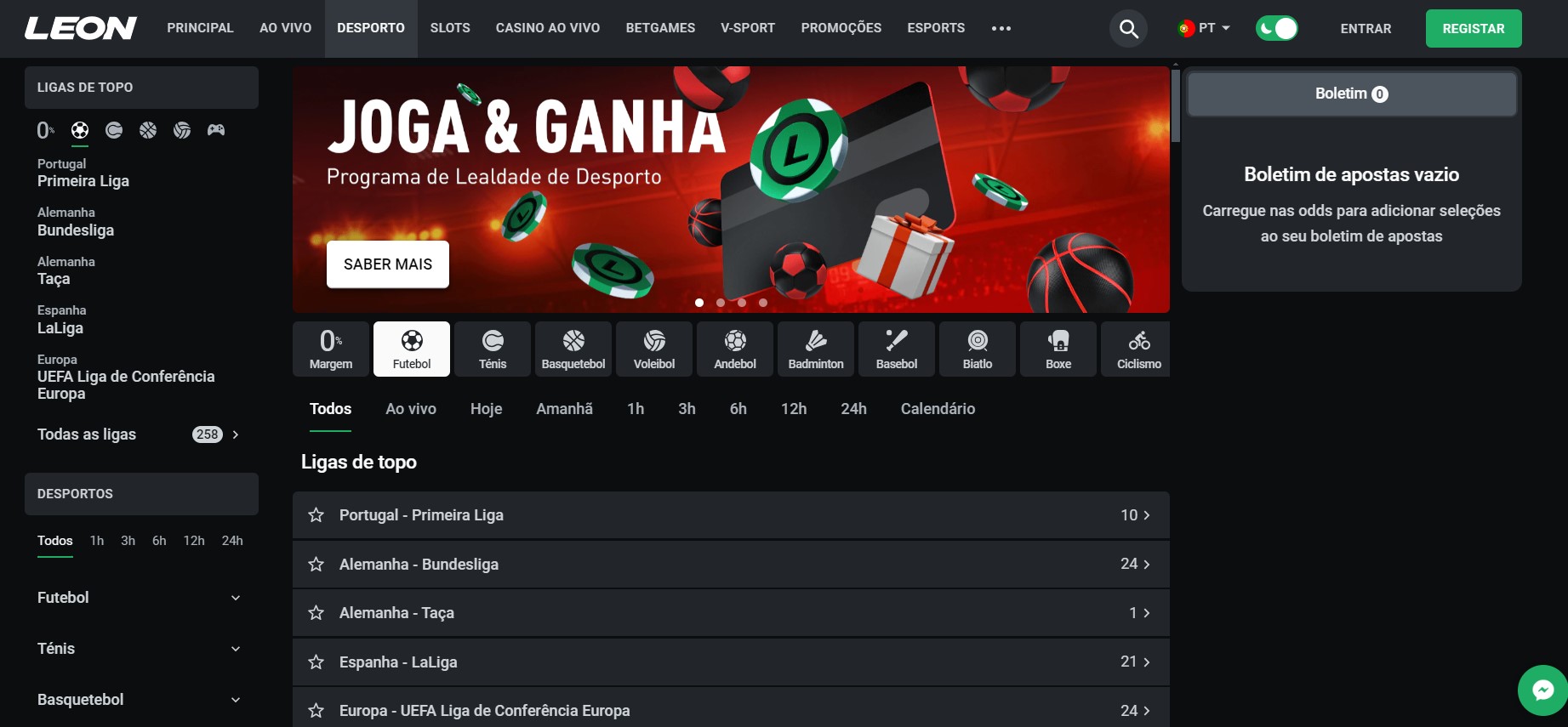 Seção de apostas esportivas do casino online Leonbet Seção de apostas esportivas do casino online Leonbet
