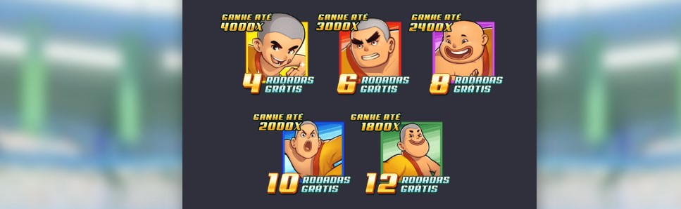 Funcionalidade de giros grátis Shaolin Soccer Funcionalidade de giros grátis Shaolin Soccer