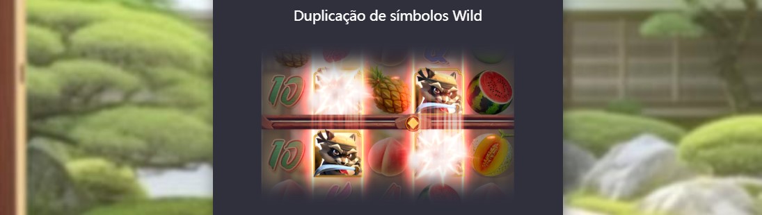 Duplicação do Símbolo Wild Ninja Raccoon Frenzy Duplicação do Símbolo Wild Ninja Raccoon Frenzy
