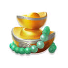 Vaso de ouro Prosperity Fortune Tree