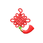 Amuleto vermelho Prosperity Fortune Tree