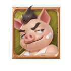 Piggy Verde Three Crazy Piggies
