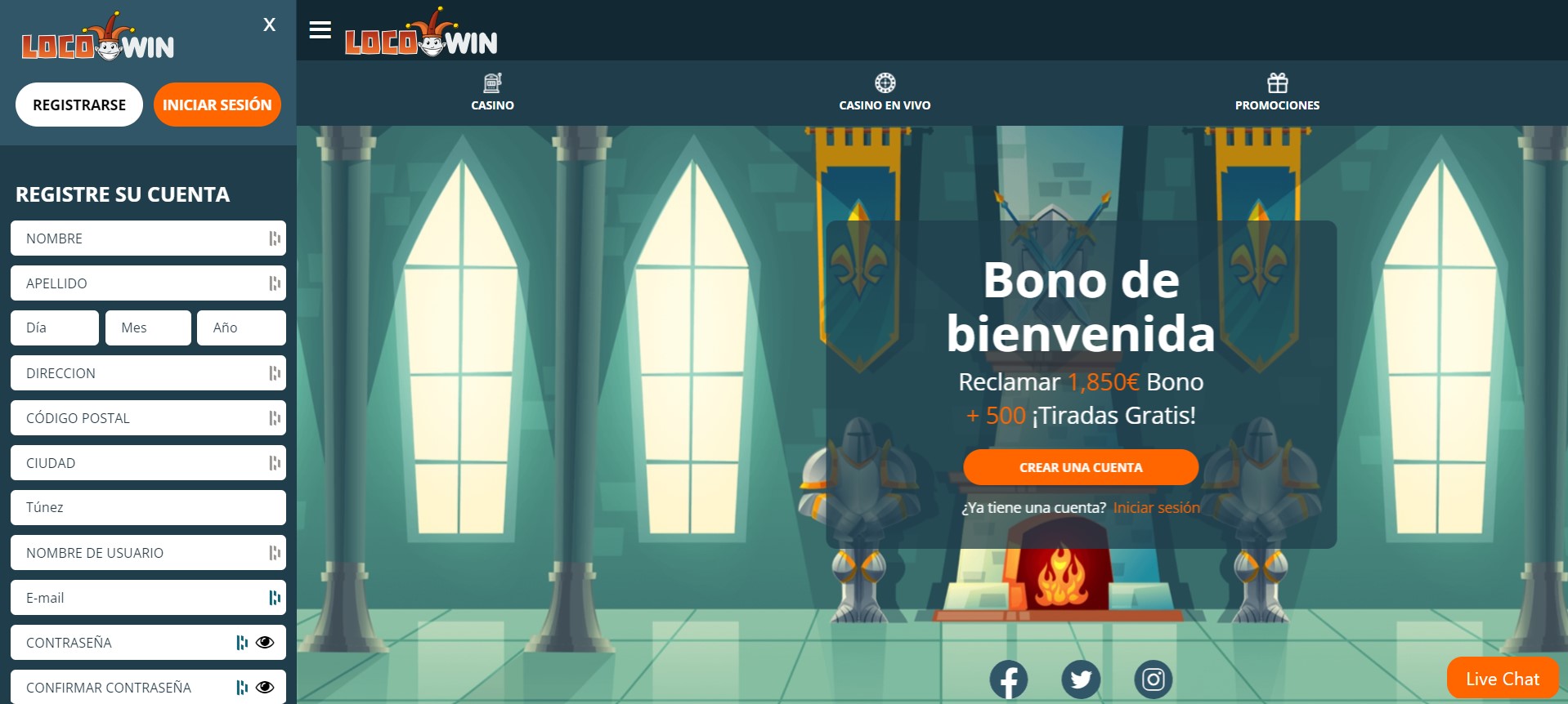 Registrarse casino Locowin Registrarse casino Locowin
