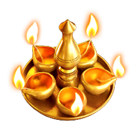 Velas Matki Ganesha Gold Velas Matki Ganesha Gold