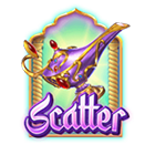 Símbolo Scatter Genie’s 3 Wishes