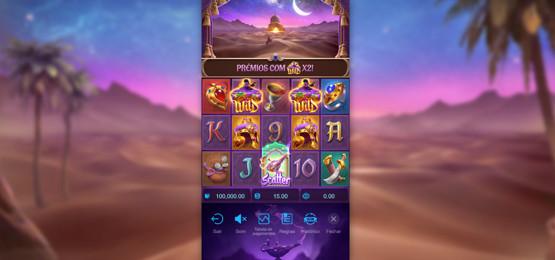 Apresentação do Genie's 3 Wishes