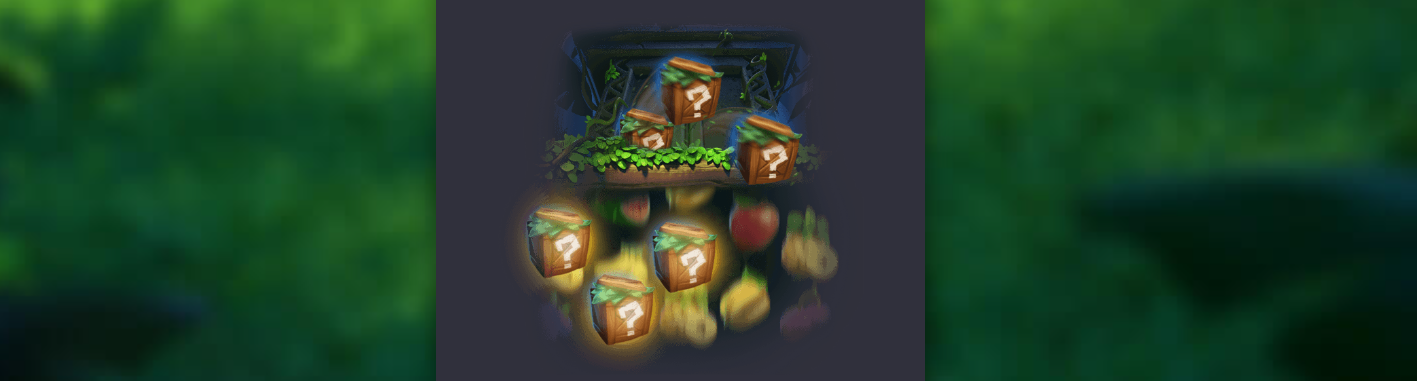 Funcionalidade da caixa misteriosa Jungle Delight Funcionalidade da caixa misteriosa Jungle Delight