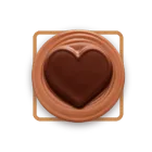 Chocolate com coração Chocolate Deluxe