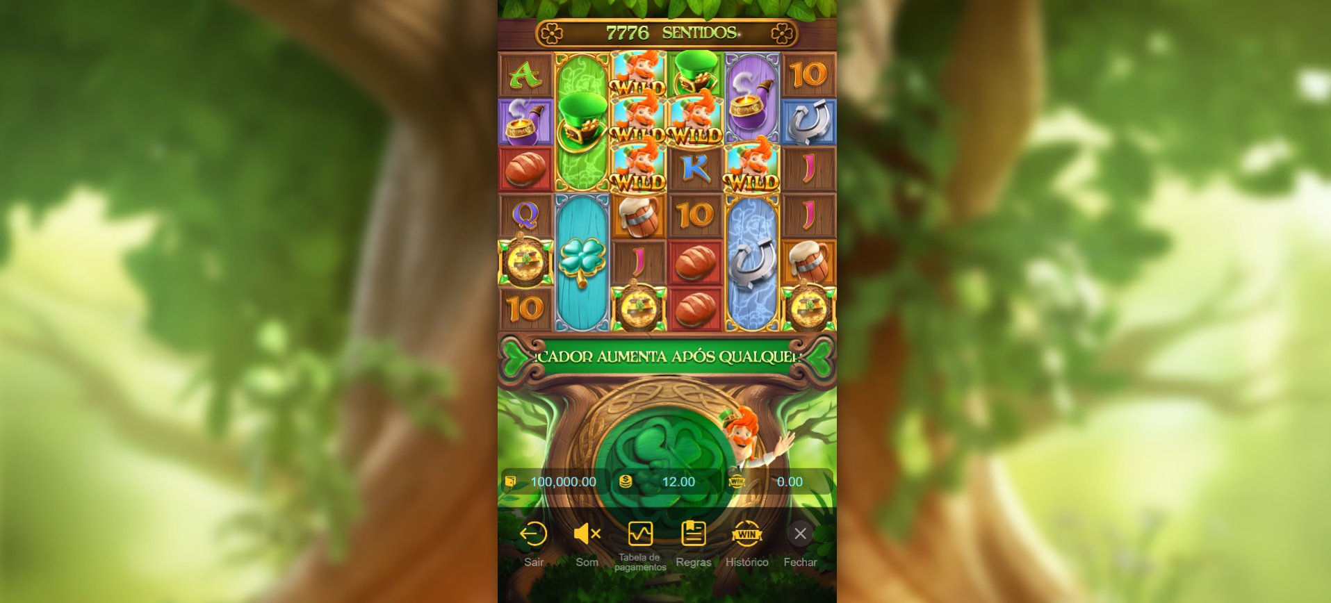 Apresentação do Leprechaun Riches