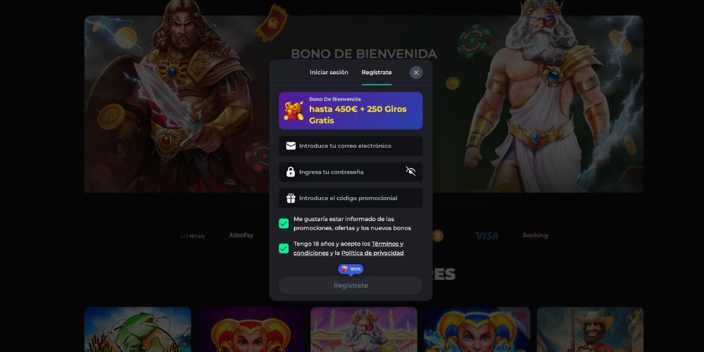 Registrarse casino Betonred