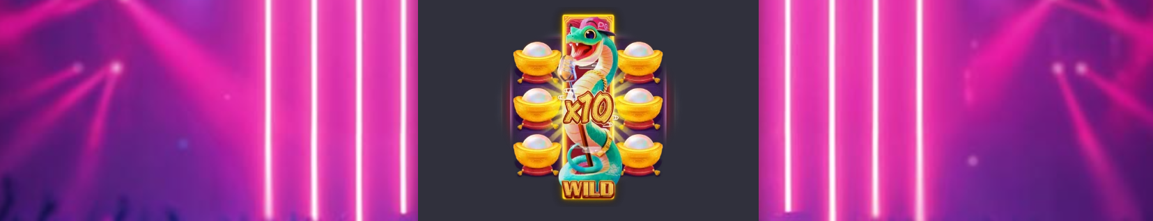 Wild Empilhado com Multiplicador x10 Fortune Snake Wild Empilhado com Multiplicador x10 Fortune Snake