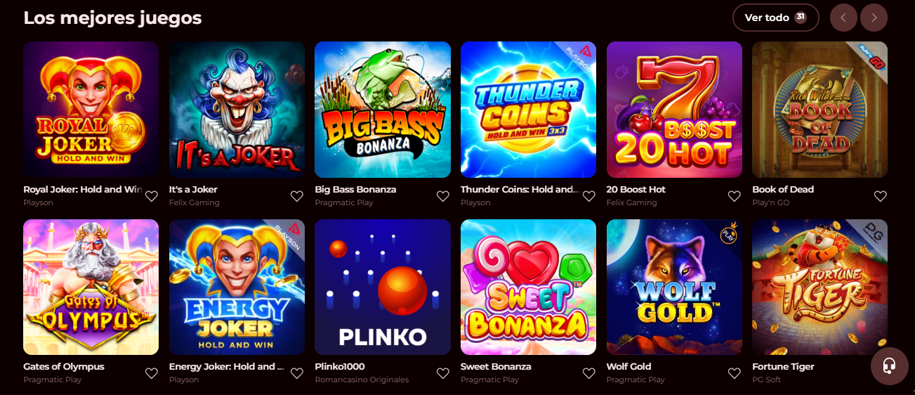 Juegos Roman Casino