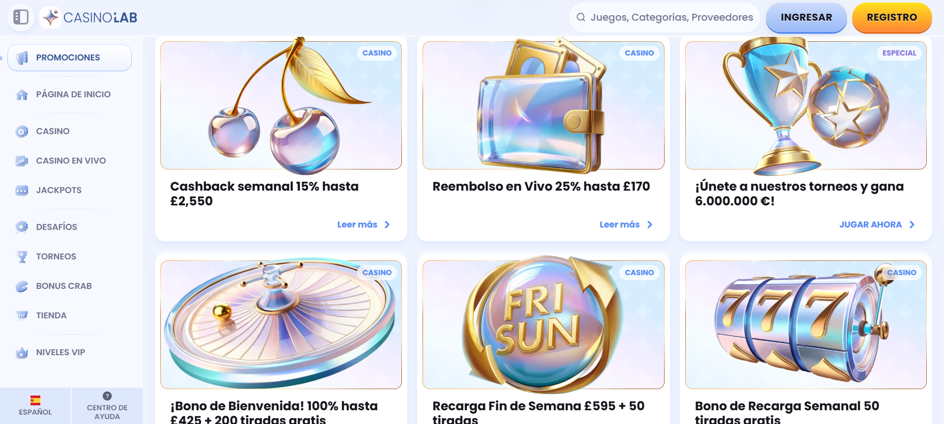 Promociones Casinolab Promociones Casinolab