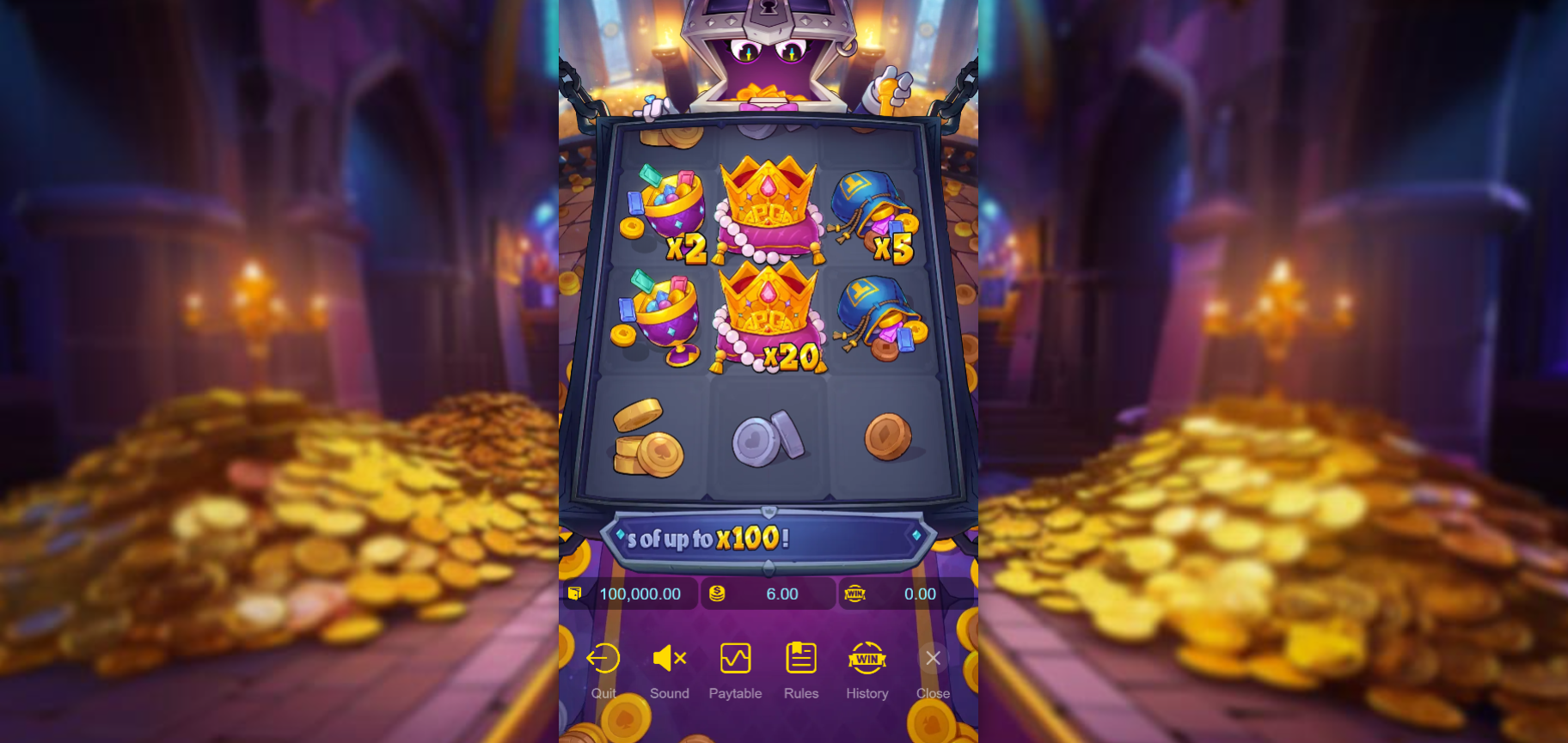 Apresentação do Mr. Treasure's Fortune