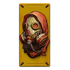 Integrante mascarado da gangue Doomsday Rampage Integrante mascarado da gangue Doomsday Rampage